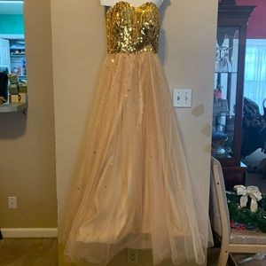Gold Prom Dress